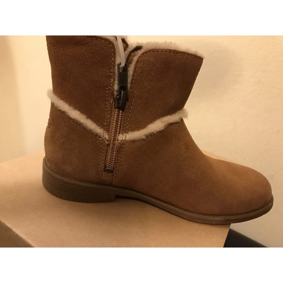 UGG girls boots diode size 13 new chestnut - Picture 2 of 5